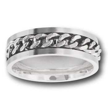 In Chains Stainless Steel Ring In Chains Stainless Steel Ring