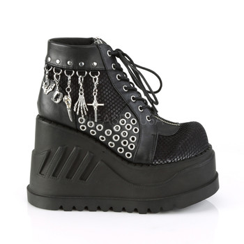 Black Fishnet Charmed Boots Black Fishnet Charmed Boots