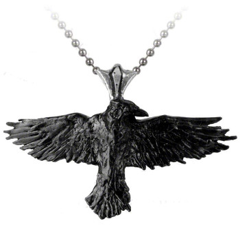 raven necklace raven necklace