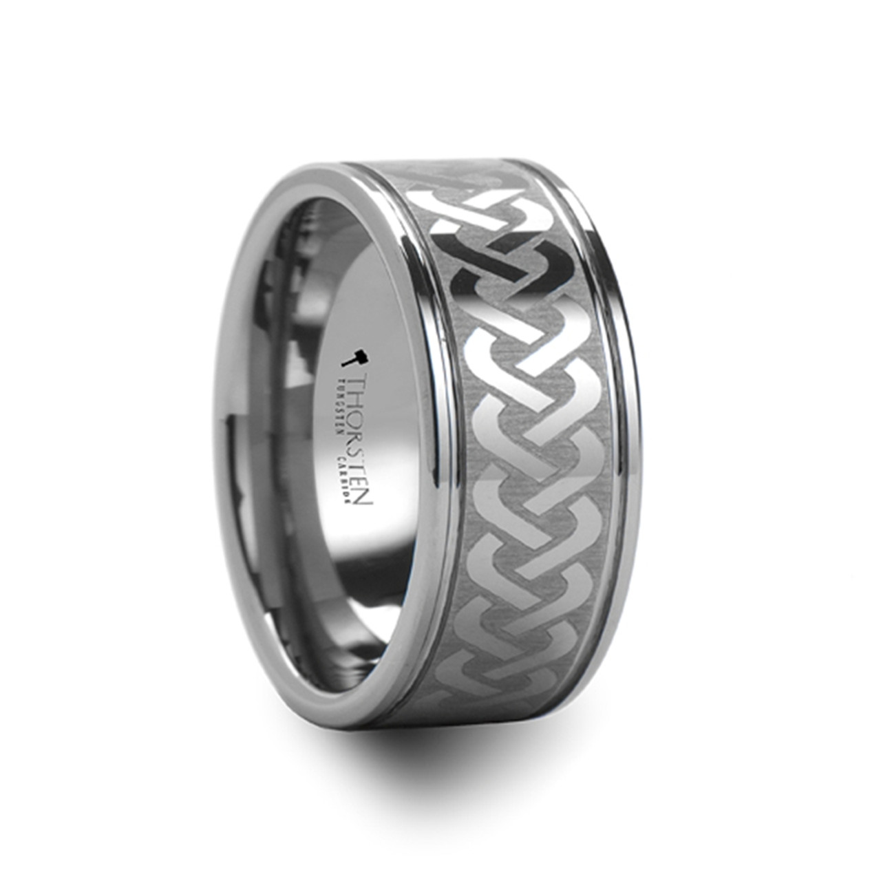 Nectanebo Celtic Knot Laser Engraved Tungsten Carbide Men S Wedding Nectanebo Celtic Knot Laser Engraved Tungsten Carbide Men S Wedding Band