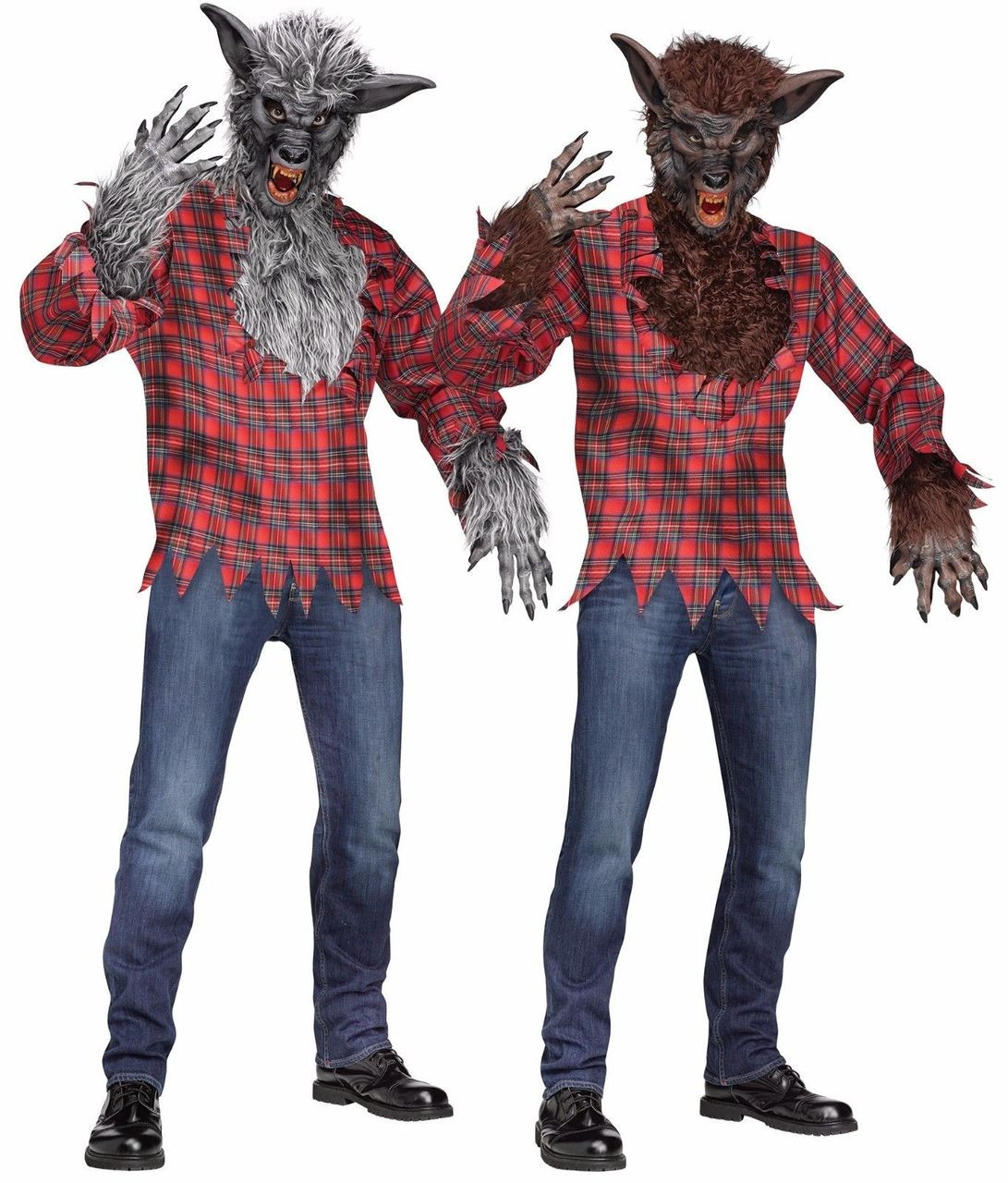 fun world werewolf wolfman lycanthrope adult mens halloween costume 5409