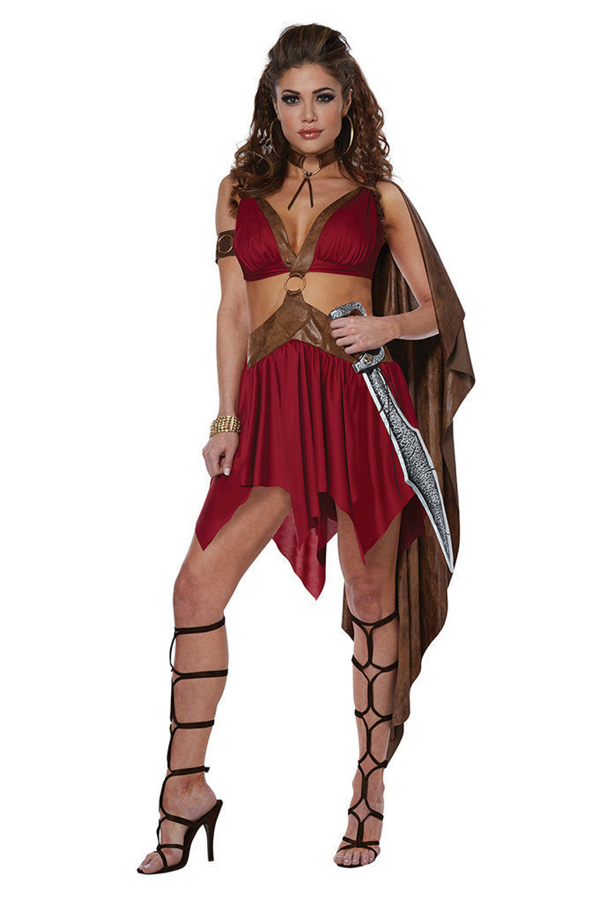 california costumes warrior goddess roman adult womens halloween costume 01484