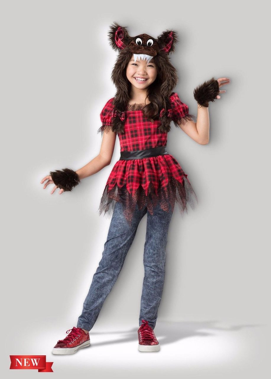 incharacter werewolf cutie wolf moon monster child girls halloween costume 17112