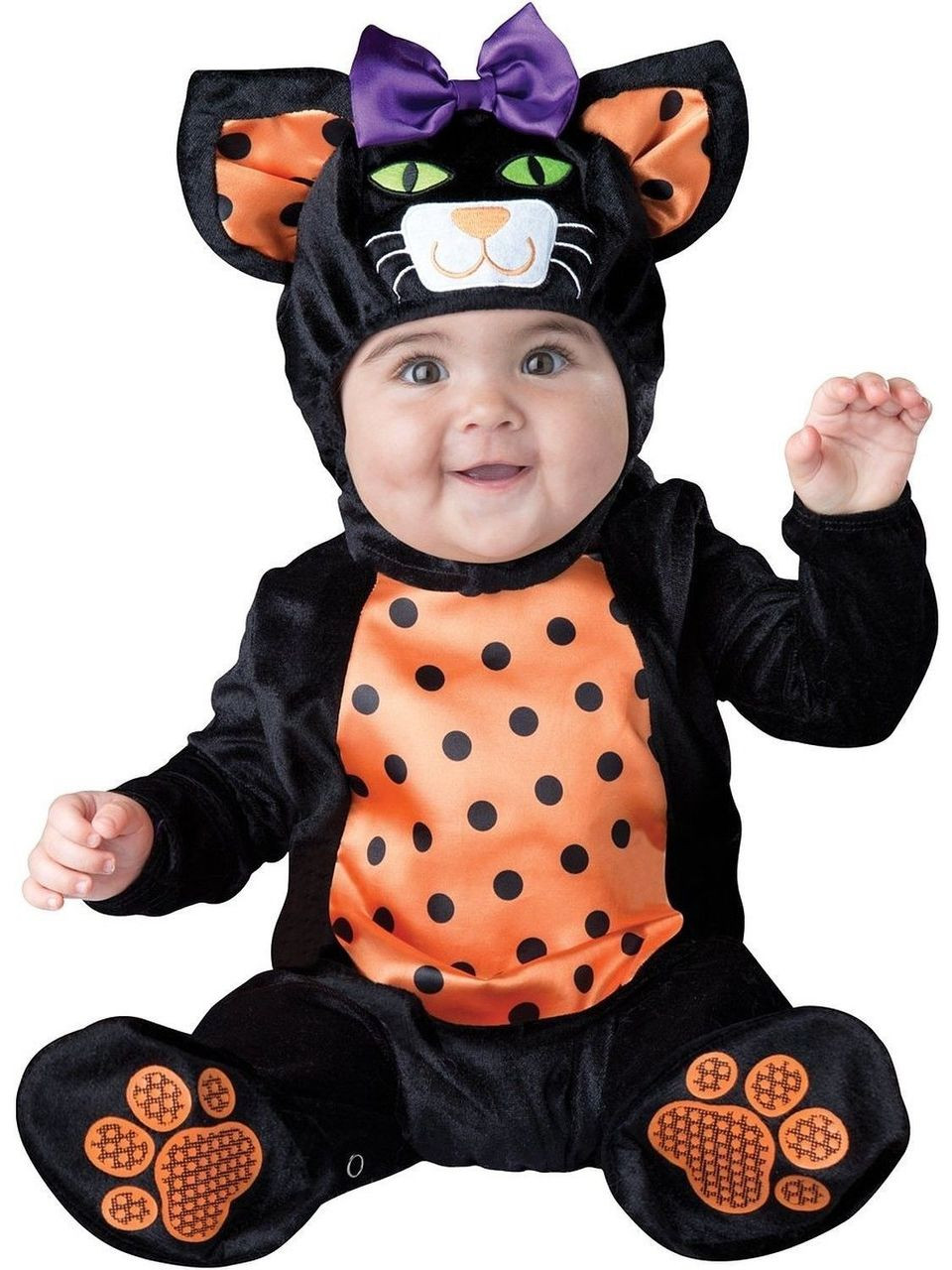 incharacter mini meow pet kitty cat animal infant baby halloween costume 16056