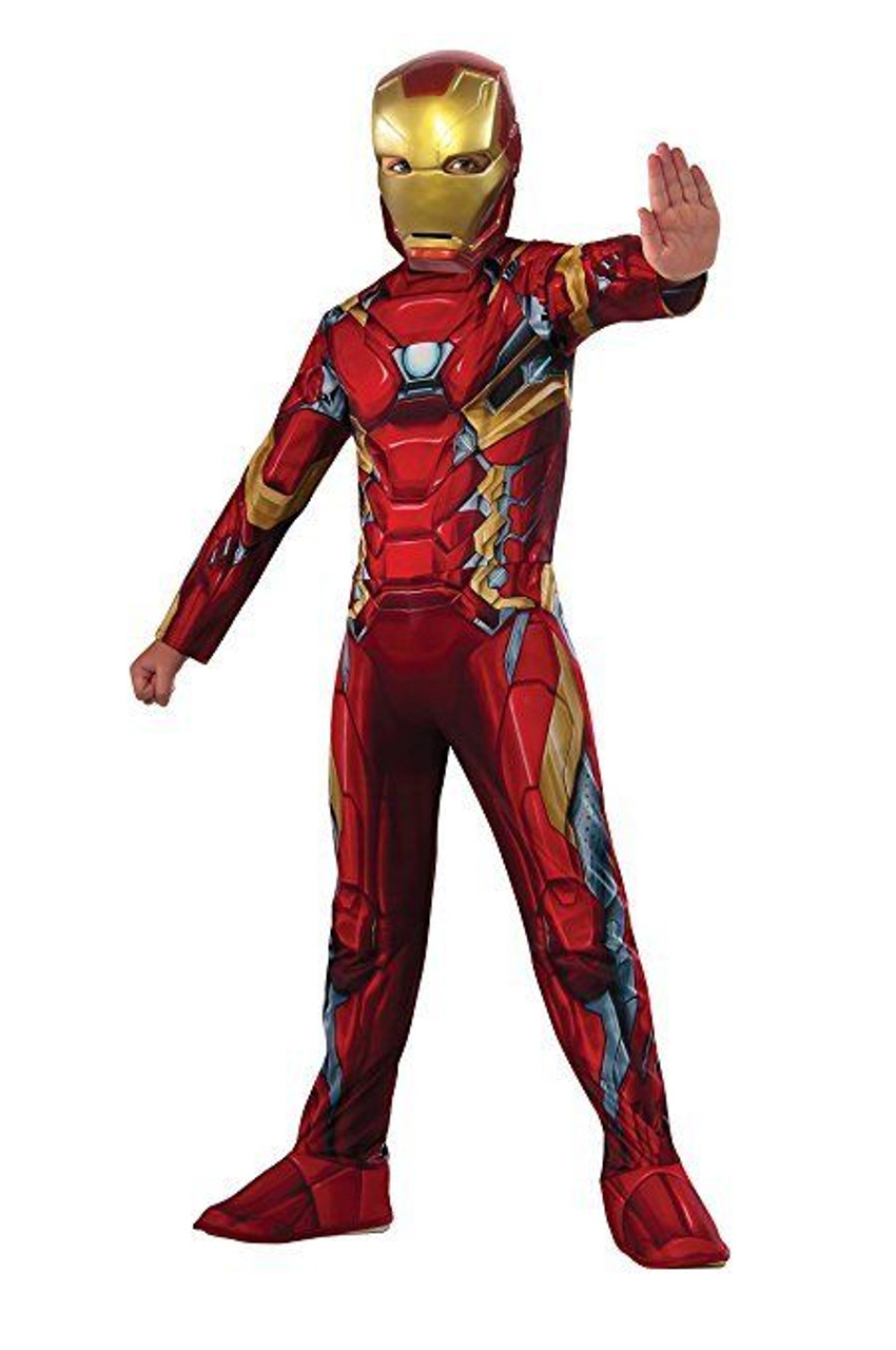 rubies captain america civil war iron man avengers kids halloween costume 620581