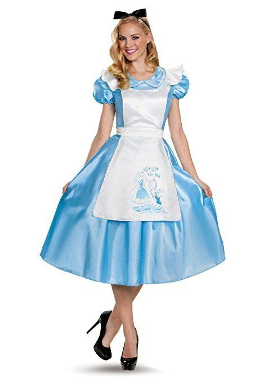 disguise alice in wonderland deluxe adult womens halloween costume 85698