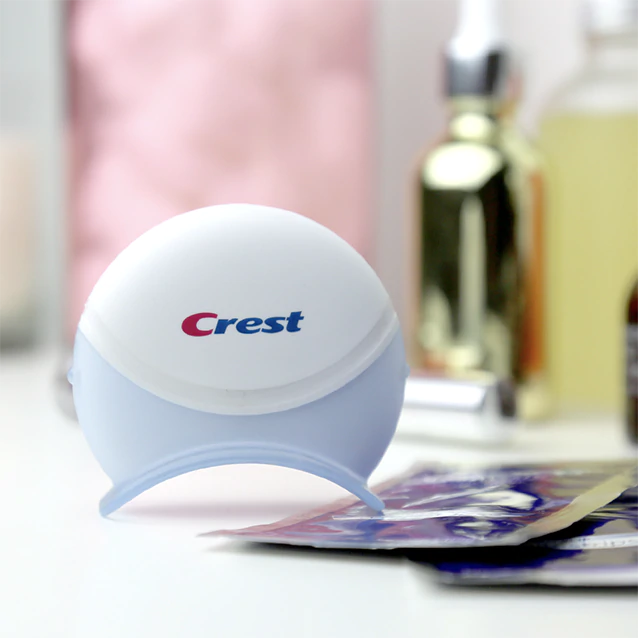 Crest Teeth Whitening Kits with Blue Light uses enamel-safe technology, and are safe to use on teeth