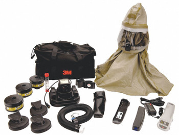 3M RBE-10BR First Responder Hood CBRN NiMH Battery PAPR System 3M RBE-10BR First Responder Hood CBRN NiMH Battery PAPR System