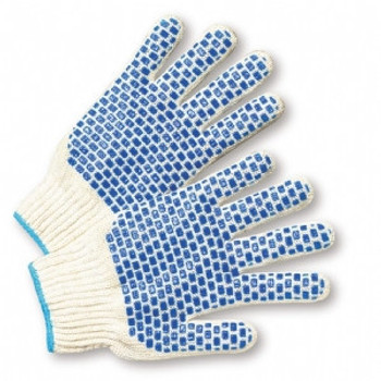 Standard Blue Block Coated Ladies Gloves- Dozen Standard Blue Block Coated Ladies Gloves- Dozen