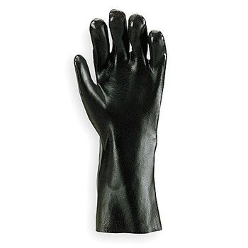 PVC Rough Coated Black 12" Glove-Dozen PVC Rough Coated Black 12" Glove-Dozen