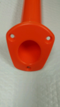 Kayak Flush Mount Rod Holder Orange Kayak Flush Mount Rod Holder Orange
