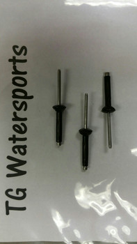 Kayak Grooved Shank Rivet, Aluminum With Seal Kayak Grooved Shank Rivet, Aluminum With Seal