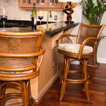 Singapore Barstools in Sienna finish Singapore Barstools in Sienna finish