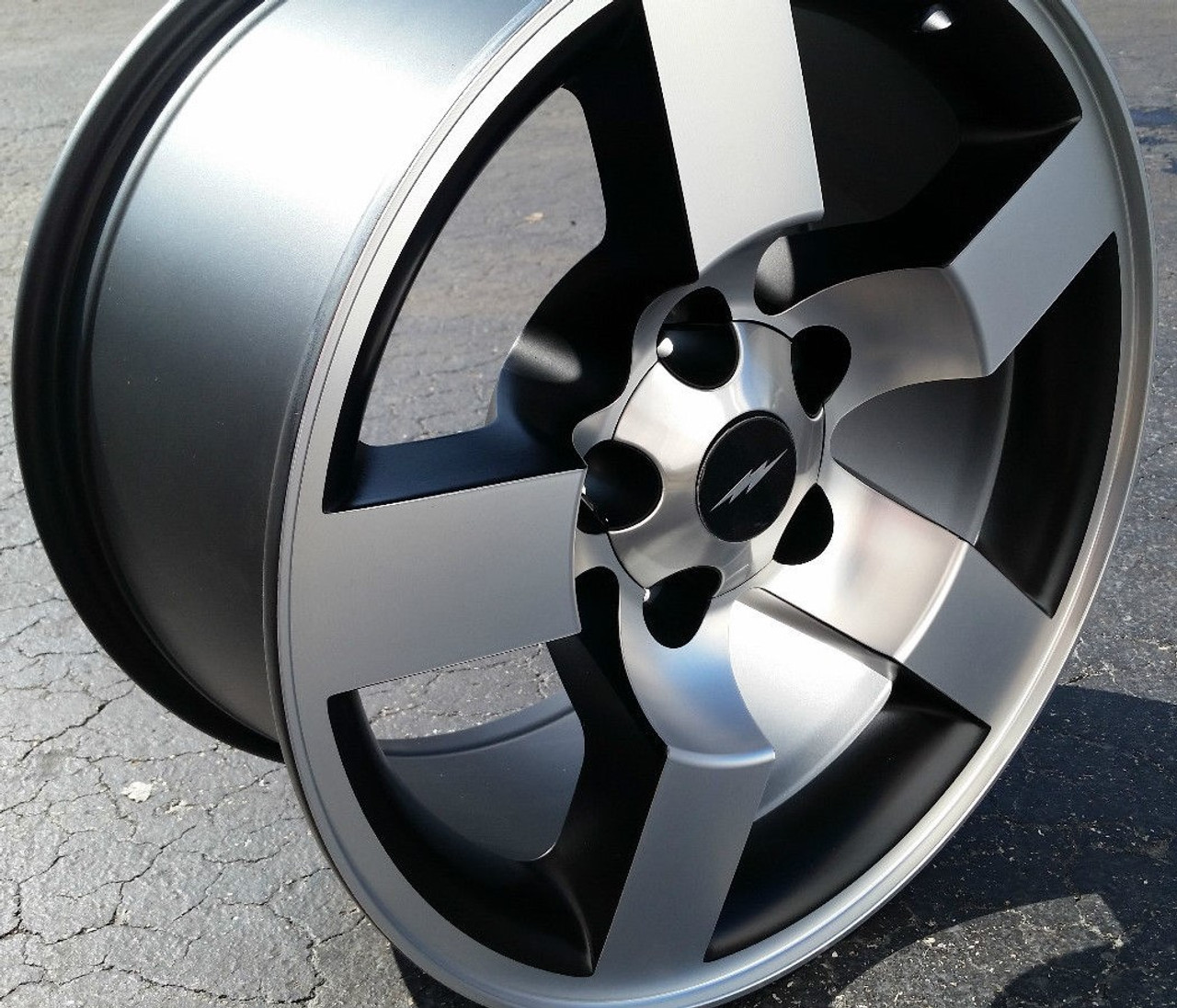 18 Ford Lightning Wheels F150 Svt Style Rare Machined Black Set 18 Ford Lightning Wheels F150 Svt Style Rare Machined Black Set Of 4 18x9