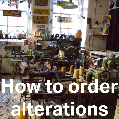 How to order denim alterations online
