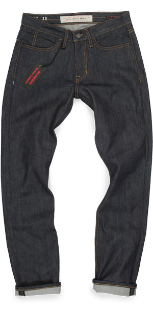 Williamsburg South 2nd St. straight-leg raw denim jeans made in the USA