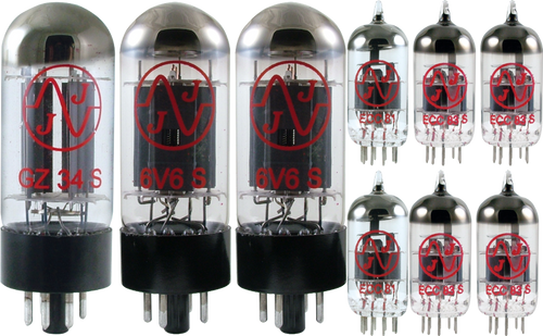 JJ / Tesla Vacuum Tube Amp Set ~ Fender 65 Deluxe Reverb Reissue