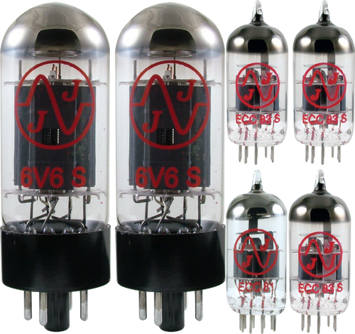JJ / Tesla Vacuum Tube Amp Set ~ Fender Princeton Reverb II