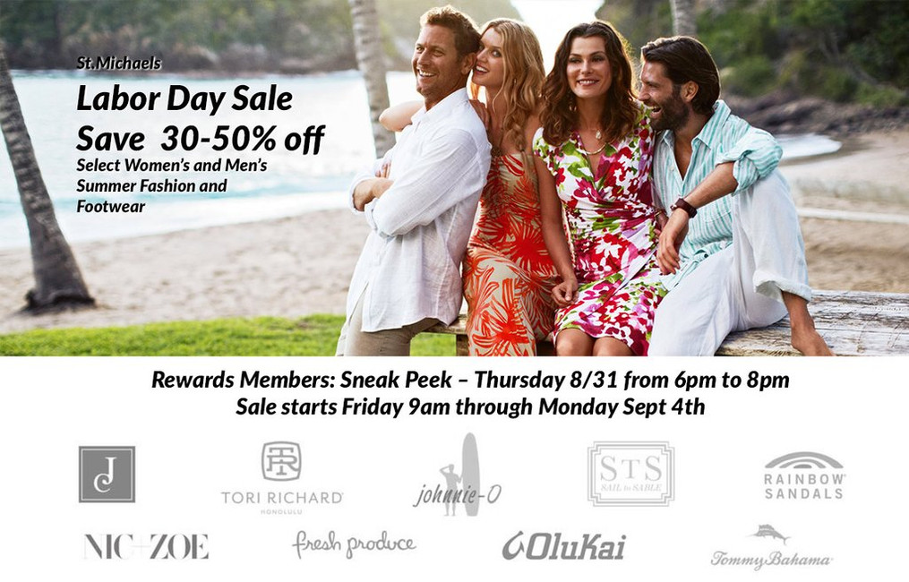 Labor Day Sale - Saint Michael's, Maryland