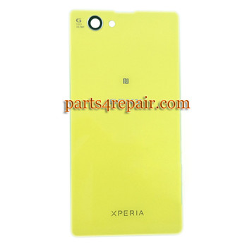 Back Cover for Sony Xperia Z1 Compact mini -Yellow from www.parts4repair.com Back Cover for Sony Xperia Z1 Compact mini -Yellow from www.parts4repair.com