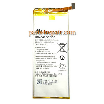 3600mAh Built-in Battery for Huawei Honor 6 Plus 3600mAh Built-in Battery for Huawei Honor 6 Plus