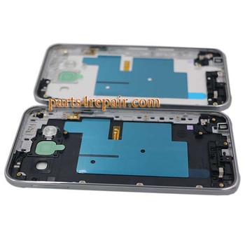 Back Housing Cover with Side Keys for Samsung Galaxy E5 -White Back Housing Cover with Side Keys for Samsung Galaxy E5 -White