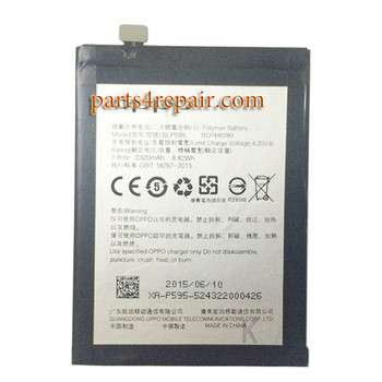 BLP595 Built-in Battery 2320mAh for Oppo R7 BLP595 Built-in Battery 2320mAh for Oppo R7