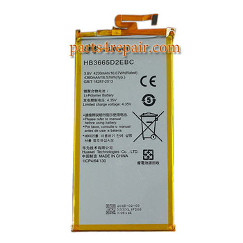 4230mAh Battery HB3665D2EBC for Huawei P8 Max 4230mAh Battery HB3665D2EBC for Huawei P8 Max