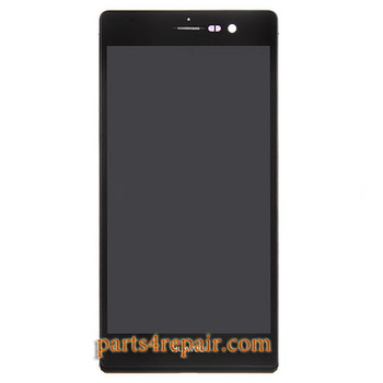 Complete Screen Assembly with Bezel for Huawei Ascend P7 -Black Complete Screen Assembly with Bezel for Huawei Ascend P7 -Black