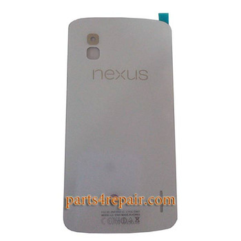 Glass Back Cover for LG Nexus 4 E960 -White Glass Back Cover for LG Nexus 4 E960 -White