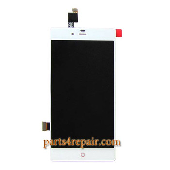 Complete Screen Assembly for ZTE Nubia Z9 mini NX511J -White Complete Screen Assembly for ZTE Nubia Z9 mini NX511J -White