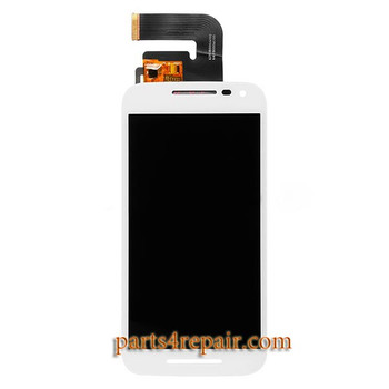 Complete Screen Assembly for Motorola Moto G (3rd Gen) -White Complete Screen Assembly for Motorola Moto G (3rd Gen) -White