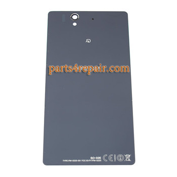 Back Cover OEM with Tempered Glass for Sony Xperia Z L36H -Black (Japan Version) Back Cover OEM with Tempered Glass for Sony Xperia Z L36H -Black (Japan Version)