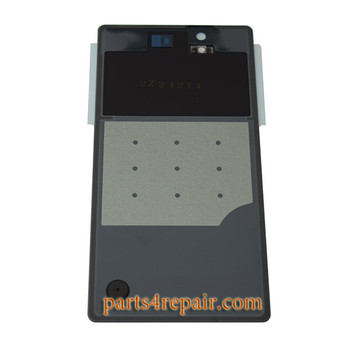 Back Cover OEM with Tempered Glass for Sony Xperia Z L36H -Black (Japan Version) Back Cover OEM with Tempered Glass for Sony Xperia Z L36H -Black (Japan Version)