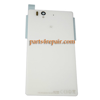 Back Cover OEM with Tempered Glass for Sony Xperia Z L36H -White (Japan Version) Back Cover OEM with Tempered Glass for Sony Xperia Z L36H -White (Japan Version)