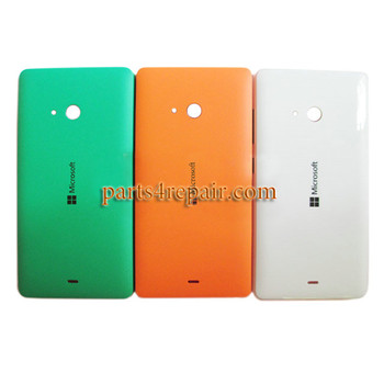 Back Cover with Side Keys for Microsoft Lumia 540 Dual SIM -White Back Cover with Side Keys for Microsoft Lumia 540 Dual SIM -White