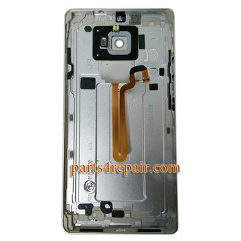 Back Housing Cover with Fingerprint Flex Cable for Huawei Mate S -Silver Back Housing Cover with Fingerprint Flex Cable for Huawei Mate S -Silver