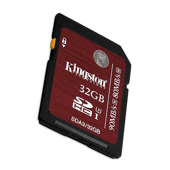 Kingston 32GB SD Memory Card 90MB/S Read 80MB/S Write Kingston 32GB SD Memory Card 90MB/S Read 80MB/S Write
