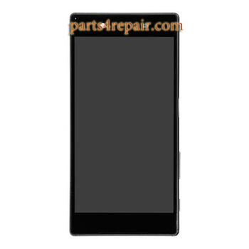 Complete Screen Assembly with Bezel for Sony Xperia Z5 -Black Complete Screen Assembly with Bezel for Sony Xperia Z5 -Black
