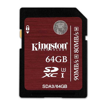 Kingston 64GB SDXC 90MB/S Read 80MB/S Write UHS-I Flash Card Kingston 64GB SDXC 90MB/S Read 80MB/S Write UHS-I Flash Card