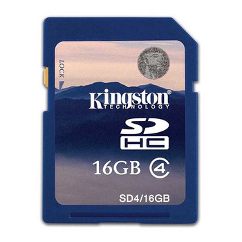 Kingston SD4/16GB 16GB SDHC Class 4 Memory Card Kingston SD4/16GB 16GB SDHC Class 4 Memory Card