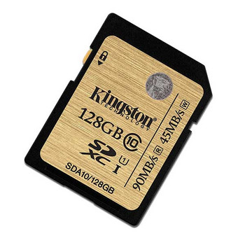 Kingston 128GB SDXC Memory Card 90MB/S Read 45MB/S Write UHS-I Flash Card Kingston 128GB SDXC Memory Card 90MB/S Read 45MB/S Write UHS-I Flash Card