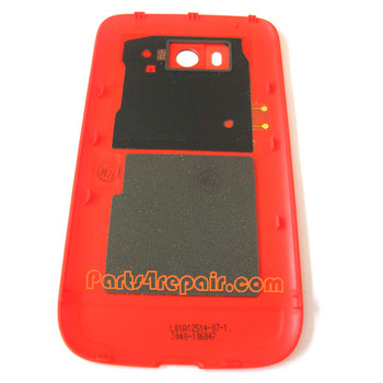 Back Cover without Wireless Charging Coil for Nokia Lumia 822 -Red Back Cover without Wireless Charging Coil for Nokia Lumia 822 -Red