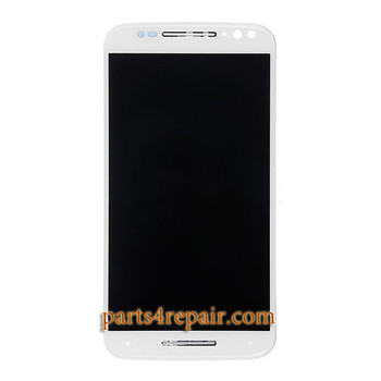 Complete Screen Assembly with Bezel White for Motorola X style Complete Screen Assembly with Bezel White for Motorola X style