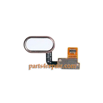 Home Button Flex Cable Replacement for Meizu M1 Metal - White Home Button Flex Cable Replacement for Meizu M1 Metal - White