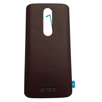 Back Leather Cover with Adhesive for Motorola Droid Turbo 2 Back Leather Cover with Adhesive for Motorola Droid Turbo 2