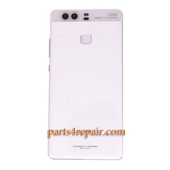 Back Housing Cover with Fingerprint Sensor Flex Cable for Huawei P9 Plus -White Back Housing Cover with Fingerprint Sensor Flex Cable for Huawei P9 Plus -White