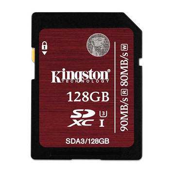Kingston 128GB SDXC Memory Card 90MB/S Read 80MB/S Write UHS-I Flash Card Kingston 128GB SDXC Memory Card 90MB/S Read 80MB/S Write UHS-I Flash Card