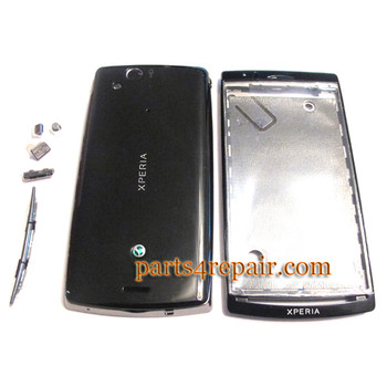 Full Housing cover for Sony Ericsson Xperia Arc S LT18I / LT15I -Black Full Housing cover for Sony Ericsson Xperia Arc S LT18I / LT15I -Black