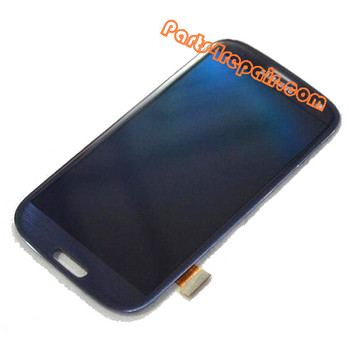 Complete Screen Assembly without Bezel for Samsung I9300 Galaxy S III -Blue Complete Screen Assembly without Bezel for Samsung I9300 Galaxy S III -Blue